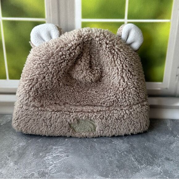 The North Face Infant Fuzzy Teddy Beanie Cap 6-24 mos. - Picture 1 of 6